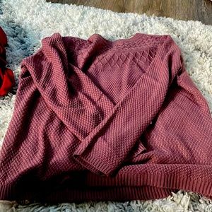 Knitted mauve Sweater extra extra large
